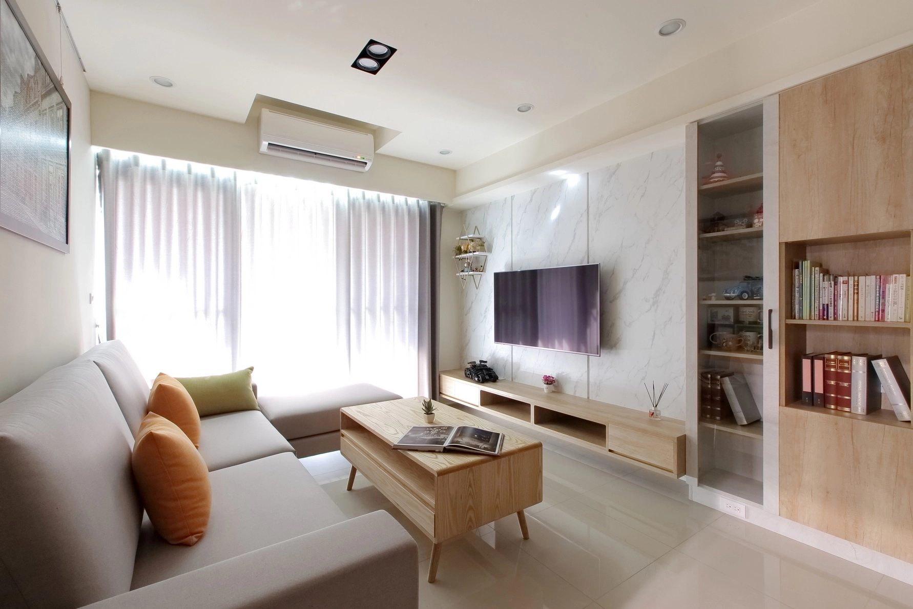 德盈台南系統家具案例: 高品質板材施作,構築放鬆的質感居所。