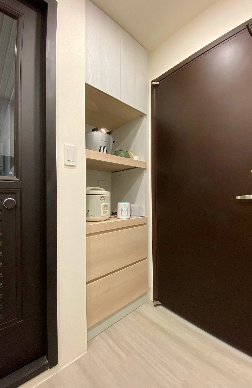 南科裝修：新手爸媽首選 L 型廚房系統櫃，整合洗碗機與育嬰收納