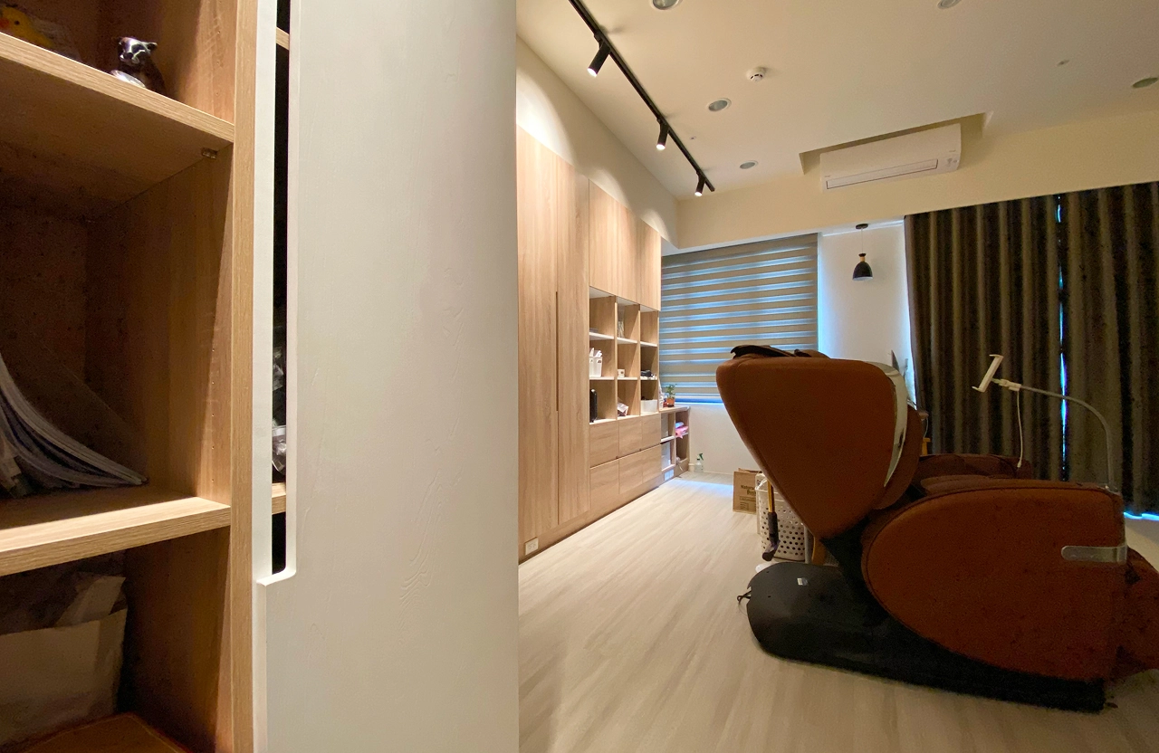 北歐無把手系統櫃：預防幼童碰撞，打造台南安全居家。