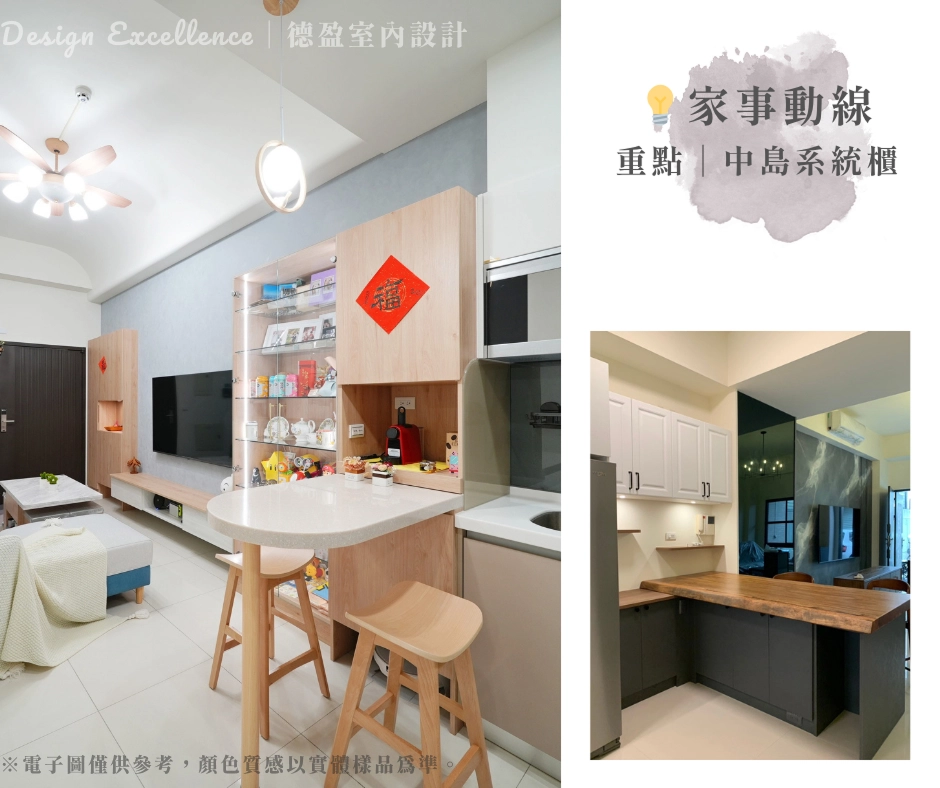 家事動線設計能提升生活效率,縮短廚房備料與陽台洗曬路徑,讓家務更輕鬆。