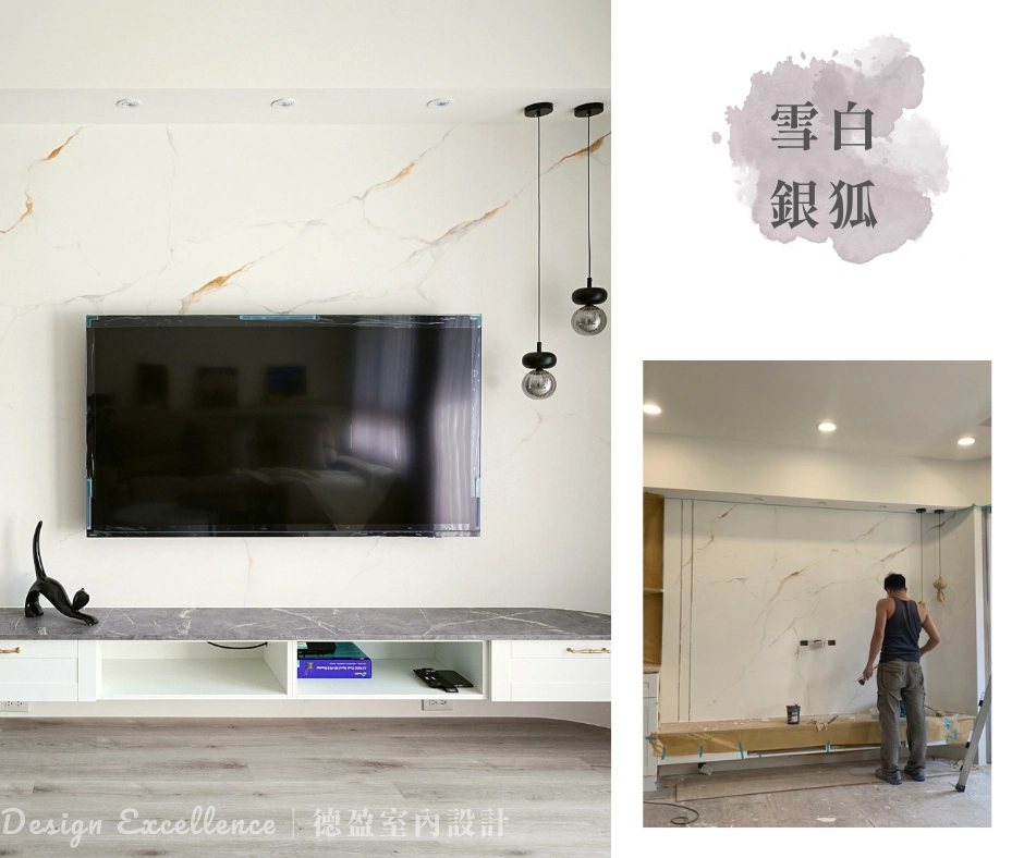 德盈師傅親自手作施工圖,展現獨一無二紋理,提供業主現場監工客製體驗。