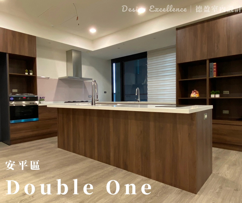 客製化廚房系統櫃搭配高品質五金,為台南居家實現美感與廚房收納。