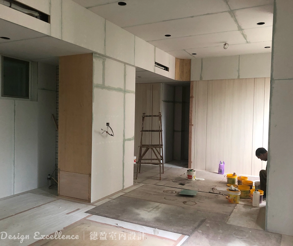 廚房系統電器櫃搭配抽拉盤施工