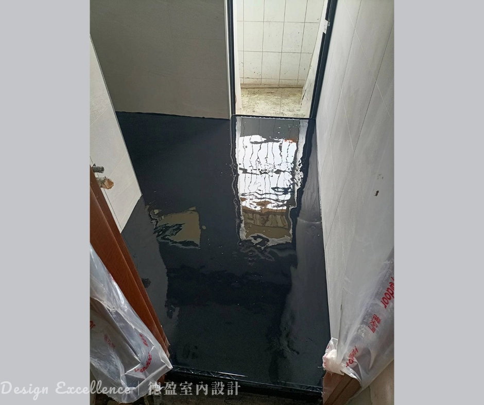 主臥廁所防水施作