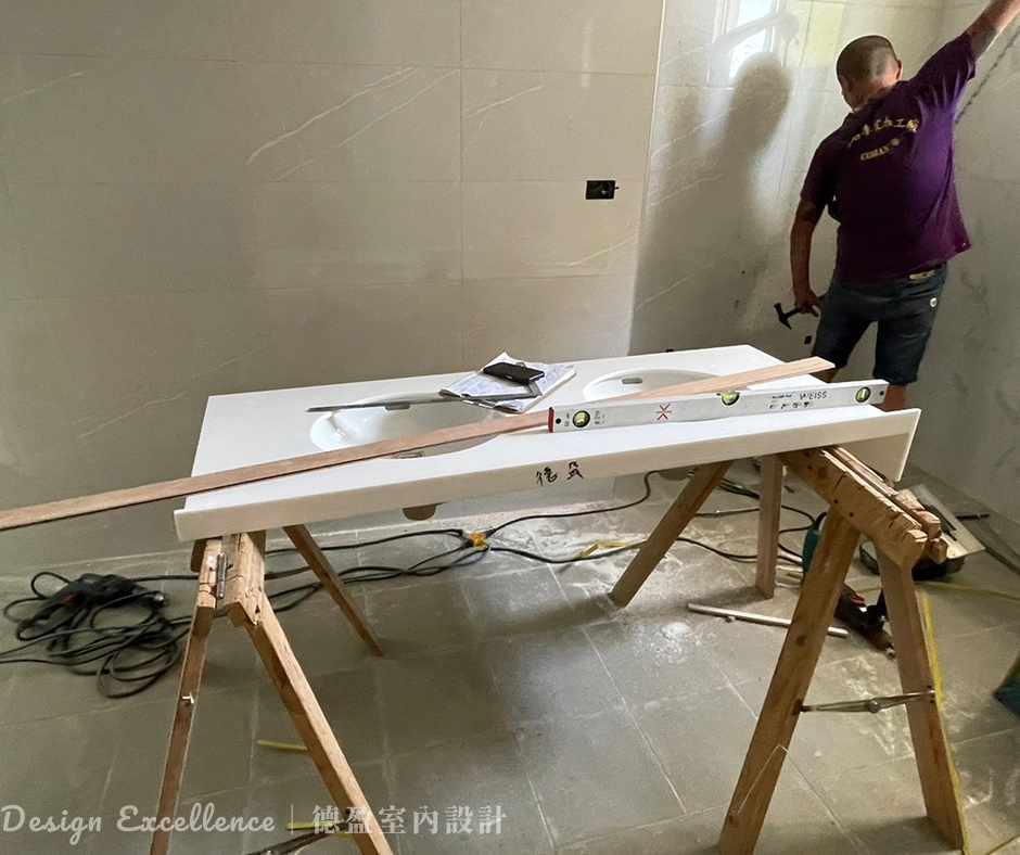 廁所人造石安裝施工