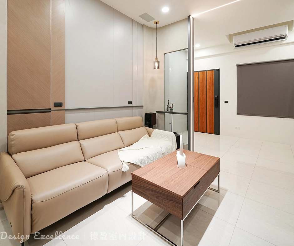 玄關造型 L 型隔屏完工