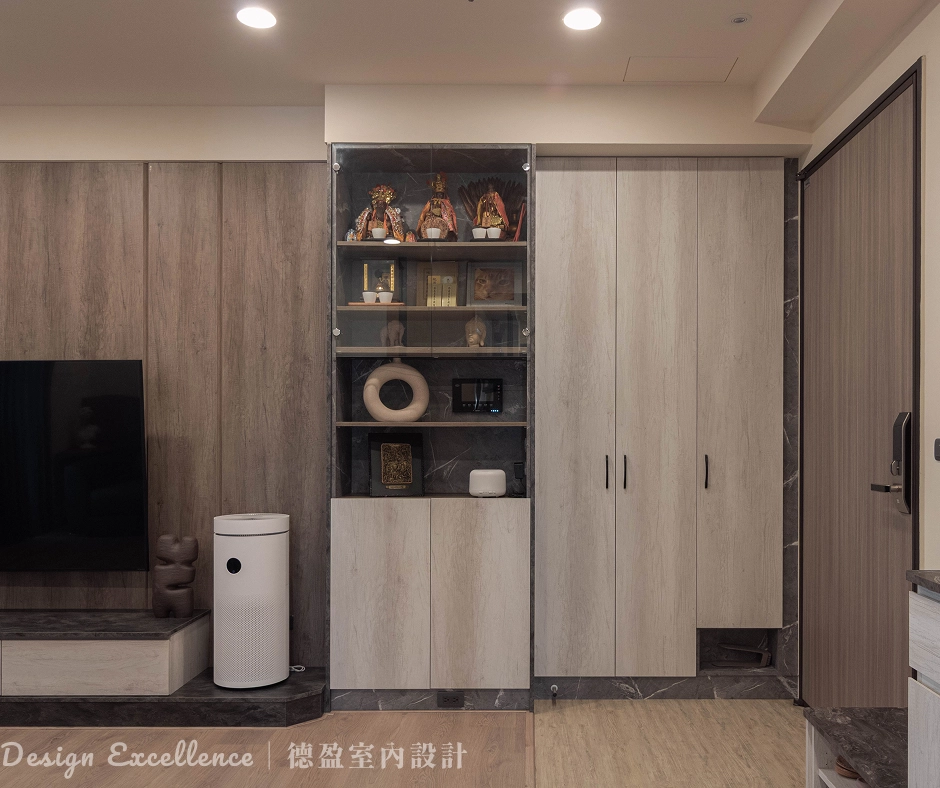 玄關系統開門櫃隱藏電箱