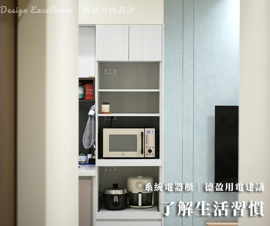 廚房的高耗電電器最需要專用迴路！德盈針對冬季居家安全進行配電優化，確保用電安全不跳電。